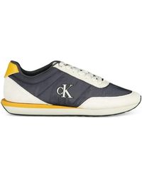 Calvin Klein - Panelled Logo-Patch Sneakers - Lyst