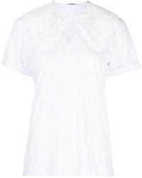 Vivetta - Short-sleeve Cotton Blouse - Lyst