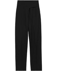 Ami Paris - Pantalones De Vestir Con Cinturón - Lyst