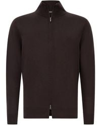 BOGGI - Vest Van Merinowol Met Rits - Lyst