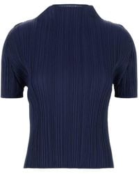 Pleats Please Issey Miyake - T-Shirt Plissé September À Manches Courtes - Lyst
