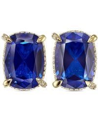 Anabela Chan - 18Kt Vermeil Wing Sapphire And Diamond Earrings - Lyst