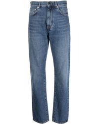 Loulou Studio - Gerade High-Rise-Jeans - Lyst