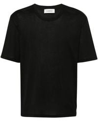 Laneus - Plain cotton T-shirt - Lyst