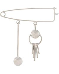 Marni Brosche aus Messing - Mettallic