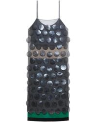 Marni - Mother-Of-Pearl Sequin Midi Dress - Lyst