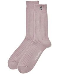 Undercover - Ribbed-Knit Logo-Embroidered Socks - Lyst