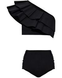 Maiya Paris - Orsay Ruffled One-Shoulder Bikini - Lyst