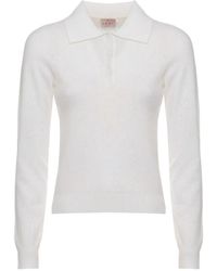 Emme - Sequin-Embellished Polo Top - Lyst