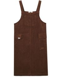 Chocoolate - Midikleid aus Cord mit Logo-Stickerei - Lyst