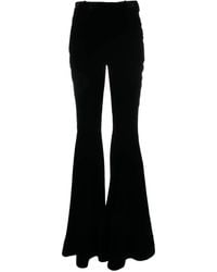 Saint Laurent - Ausgestellte High-Waist-Hose - Lyst