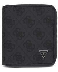 Guess - Portefeuille Milano À Plaque Logo - Lyst