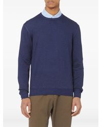 Gran Sasso - Jersey De Algodón Con Cuello Redondo - Lyst