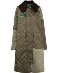 Barbour - X Ganni Burghley Quilted Coat - Lyst