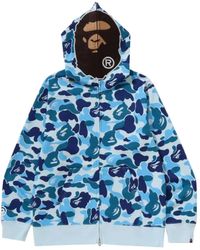 A Bathing Ape - Camouflage-Print Hoodie - Lyst
