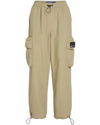 KARL LAGERFELD - Straight-Leg Cargo Trousers - Lyst