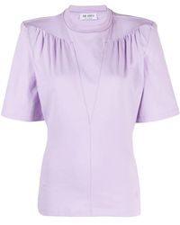 The Attico - Jewel Cut-Out Cotton T-Shirt - Lyst