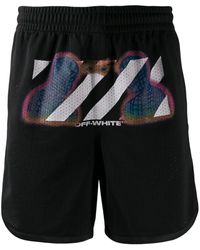 Off-White c/o Virgil Abloh Thermo Mesh Shorts - Black