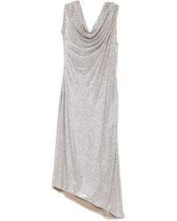 GIUSEPPE DI MORABITO - Abito Con Scollo Drappeggiato - Lyst