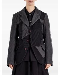 Comme des Garçons - Patchwork Pinstriped Jacket - Lyst