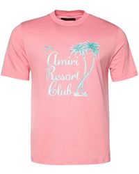 Amiri - Twisted Palms Cotton T-Shirt - Lyst