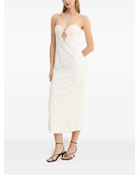 MORE TO COME Tanya Cut Out Dress in Black | Lyst