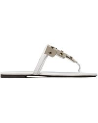 Tory Burch - Capri Metal-Embellished Sandals - Lyst