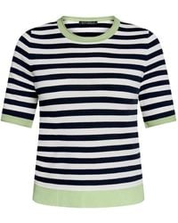Betty Barclay - Striped Short-Sleeve Sweater - Lyst