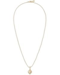 Roxanne Assoulin - Heart-Pendant Ball-Chain Necklace - Lyst