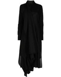 Yohji Yamamoto - ドレープ ドレス - Lyst