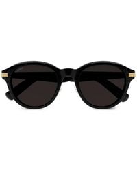 Cartier - Première De Cartier Round-Frame Sunglasses - Lyst