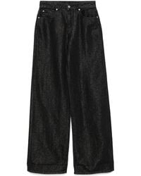 Emporio Armani - Wide-Leg Jeans - Lyst