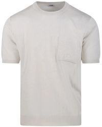 C.P. Company - Logo-Embroidered Pocket T-Shirt - Lyst