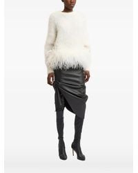 16Arlington - Dovico Feather-Trim Sweater - Lyst