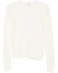 Dondup - Pullover mit Lochstrickmuster - Lyst