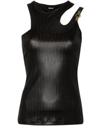 Just Cavalli - Snake-detail Ribbed Top - Lyst