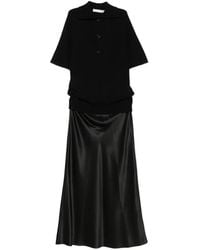 Christopher Esber - Monument Short-Sleeve Polo-Top Maxi Dress - Lyst