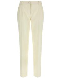 Dolce & Gabbana - Wool Elastane Trousers - Lyst