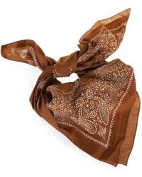 Destin - Judy Paisley-Print Wool Scarf - Lyst