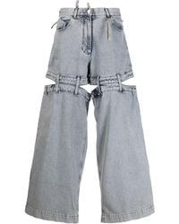 The Attico - Jeans mit Cut-Outs - Lyst
