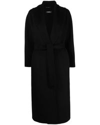 Max Mara - Belted Wool-blend Single-breasted Coat - Lyst