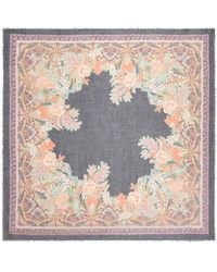 Etro - Paisley-Print Square Scarf - Lyst