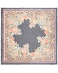 Etro - Paisley-Print Square Scarf - Lyst