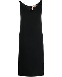 N°21 - Ruched-Strap Midi Dress - Lyst
