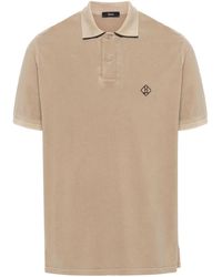 Herno - Logo Cotton Polo Shirt - Lyst