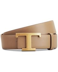 Tod's - T-Buckle Reversible Belt - Lyst