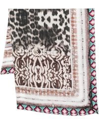 Pierre Louis Mascia - Animal-Print Silk Scarf - Lyst