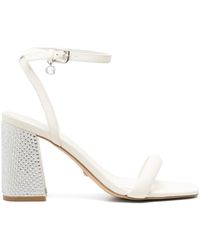 Guess - Gelectra 95Mm Leather Sandals - Lyst