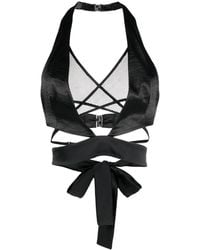 DSquared² - Wrap-Around Halter-Neck Top - Lyst