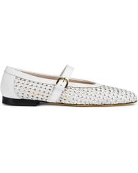 Doucal's - Leather Ballerina Shoes - Lyst